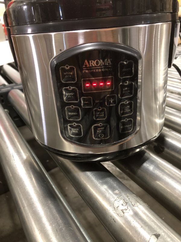 Photo 4 of Aroma Housewares ARC-954SBD Rice Cooker, 4-Cup Uncooked 2.5 Quart, Professional Version
