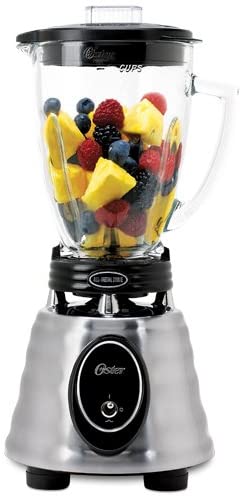 Photo 1 of Oster BPCT02-BA0-000 6-Cup Glass Jar 2-Speed Toggle Beehive Blender, Brushed Stainless
