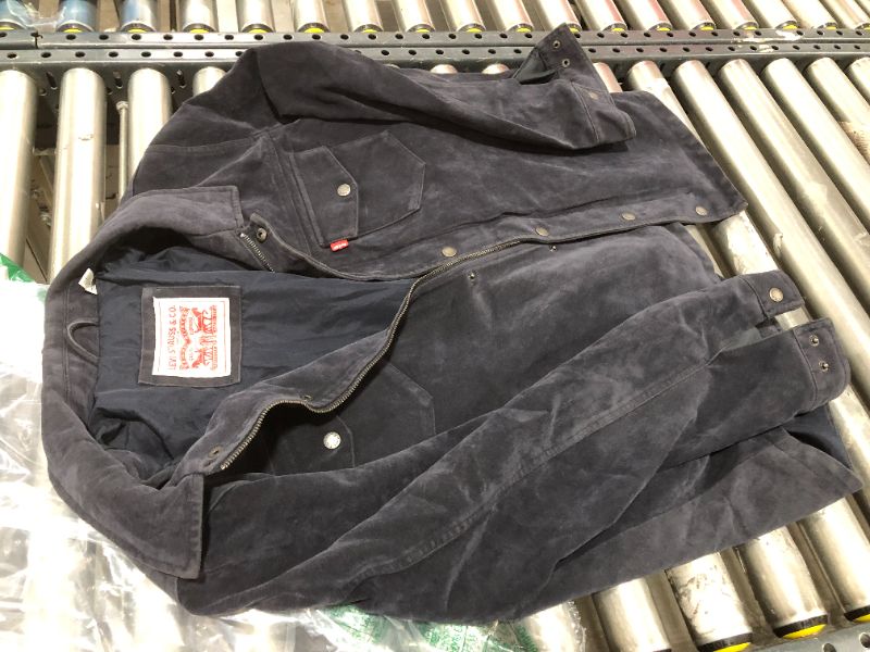 Photo 1 of LEVI STRAUSS BLUE WORKERS JACKET, SIZE MEN L