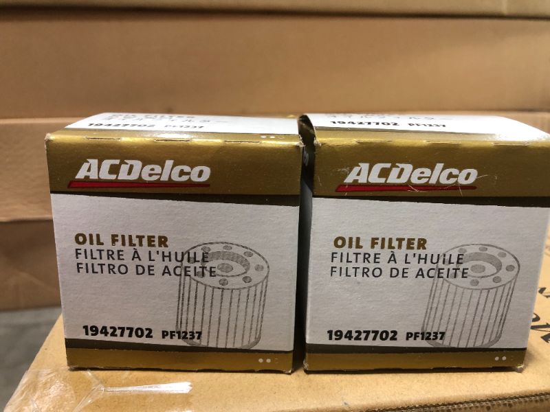 Photo 2 of ACDelco Gold PF1237 Engine Oil Filter 2 pack