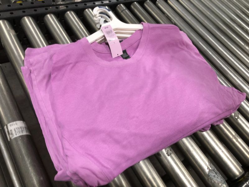 Photo 1 of BOX OF 7 Long Sleeve Thermal Mix Tunic T-shirt - Wild Fable™ Violet SIZE L