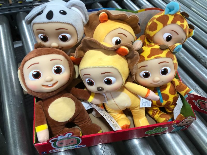 Photo 4 of BOX OF 6 CoComelon JJ Little Plush Animals