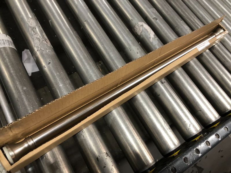 Photo 1 of Amazer Spring Tension Curtain Rod, Small Curtain Rod - 26-42 Inches Rust-Resistance Doorway Curtain Rod, Nickel

