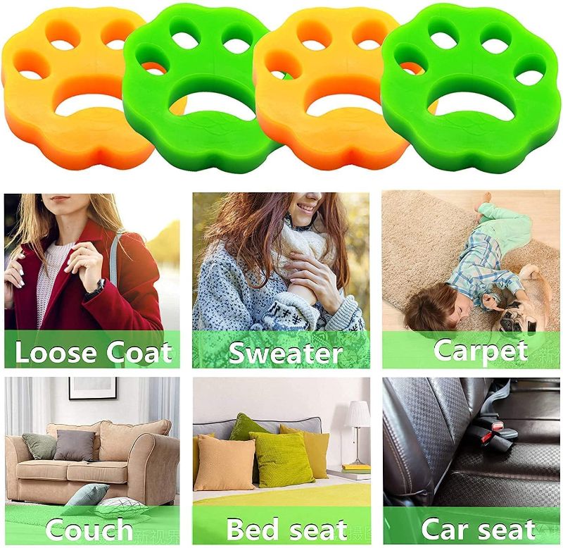 Photo 1 of 20 Pcs Pet Hair Remover for Laundry,Reusable Pet Fur Laundry Catcher Hair Remover,pet Fur Laundry Catcher Hair Remover