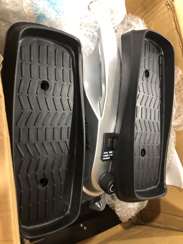 Photo 3 of ATIVAFIT Under Desk Elliptical Bike, Pedal Exerciser, Mini Elliptical Machine with Non-Slip Pedal, Display Monitor and Adjustable Resistance, Compact Home Office Trainer Fitness Peddler
