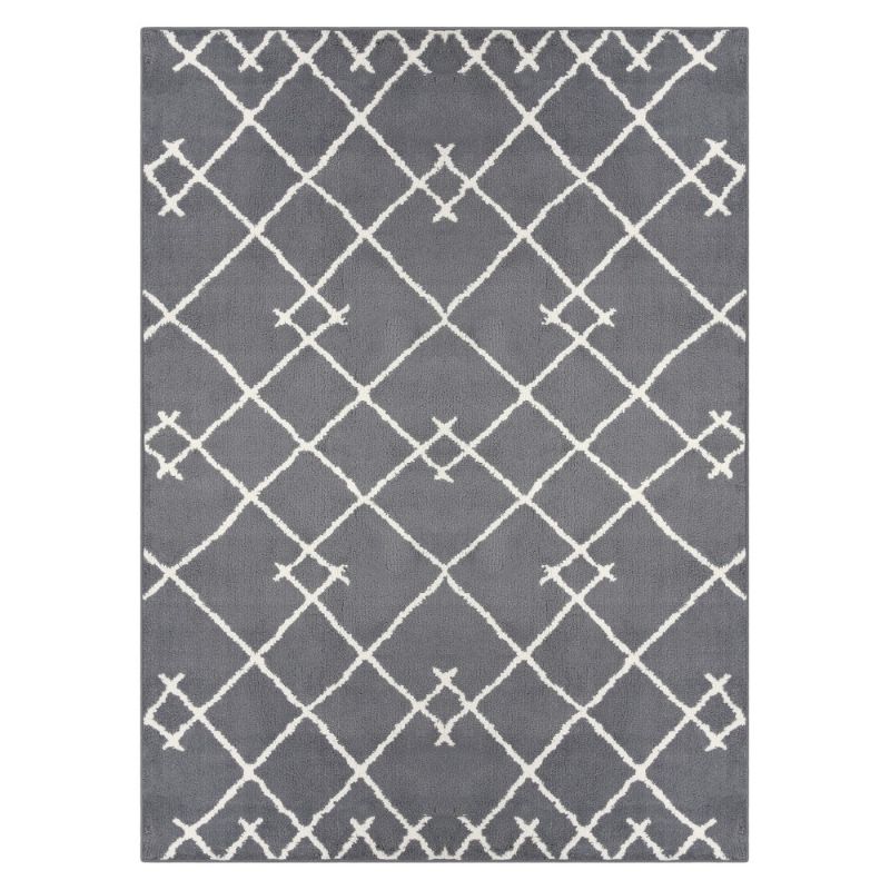 Photo 1 of 5'X7' Kenya Fleece Geometric Tufted Area Rug - Project 62™
