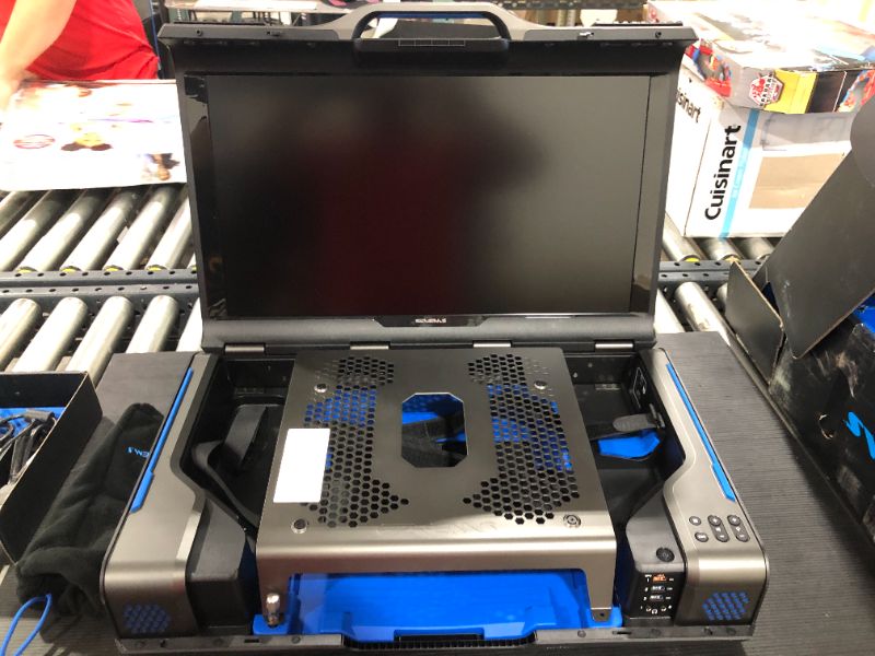 Photo 5 of GAEMS Guardian Pro Xp - Ultimate Gaming Environment for PS4, Pro, Xbox One S, Xbox One X, Atx PC ( Consoles Not Included) - Not Machine Specific PEDESTAL CORNER IS BROKEN MISSING SOME SCREWS
