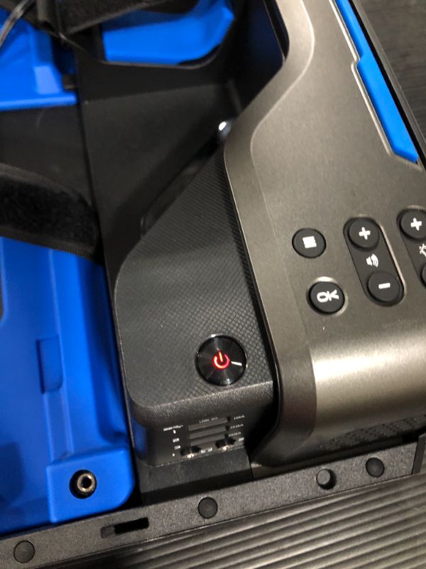 Photo 8 of GAEMS Guardian Pro Xp - Ultimate Gaming Environment for PS4, Pro, Xbox One S, Xbox One X, Atx PC ( Consoles Not Included) - Not Machine Specific PEDESTAL CORNER IS BROKEN MISSING SOME SCREWS
