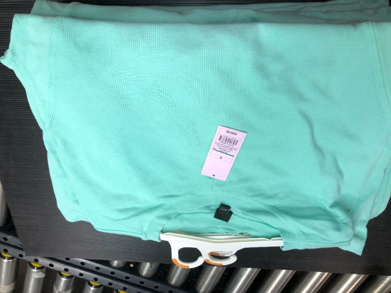 Photo 3 of  WILD FABLE Long Sleeve Thermal Tunic T-Shirt -  Aqua Green - Size Small 12 PACK (HANGERS INCLUDED)
