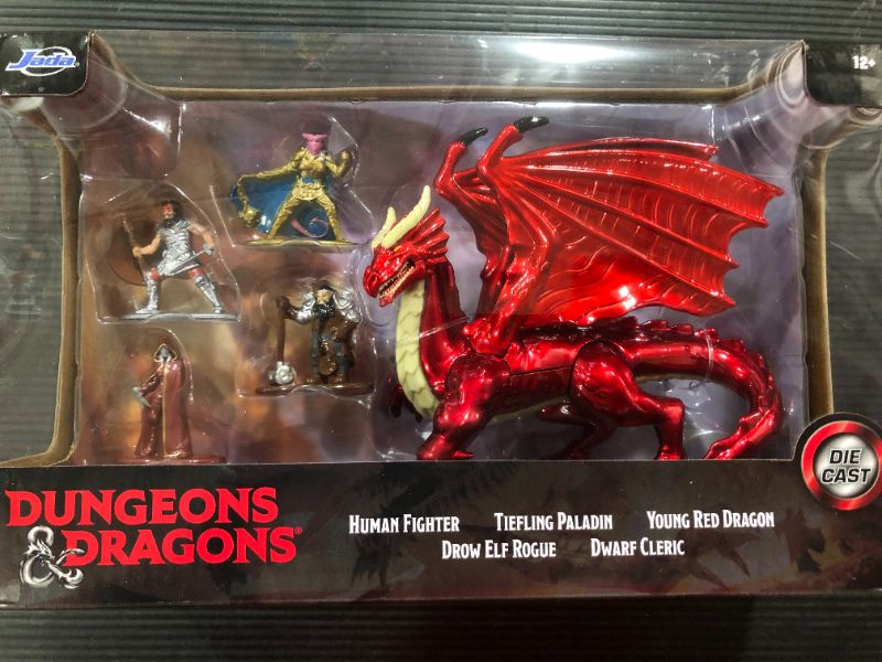 Photo 2 of Dungeons & Dragons 1.65 Die-cast Metal Collectible Figures Deluxe 5-pack Wave 1
