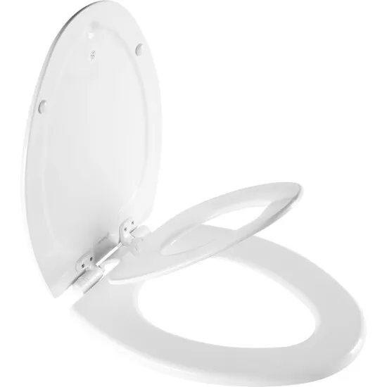 Photo 1 of Bemis NextStep2® Elongated Enameled Wood Potty Training Toilet Seat White