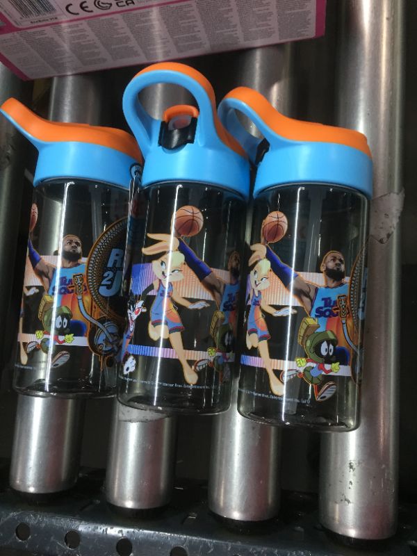 Photo 2 of  Space Jam 2 17.5oz Plastic Kids Water Bottle - Zak Designs
3 pcs