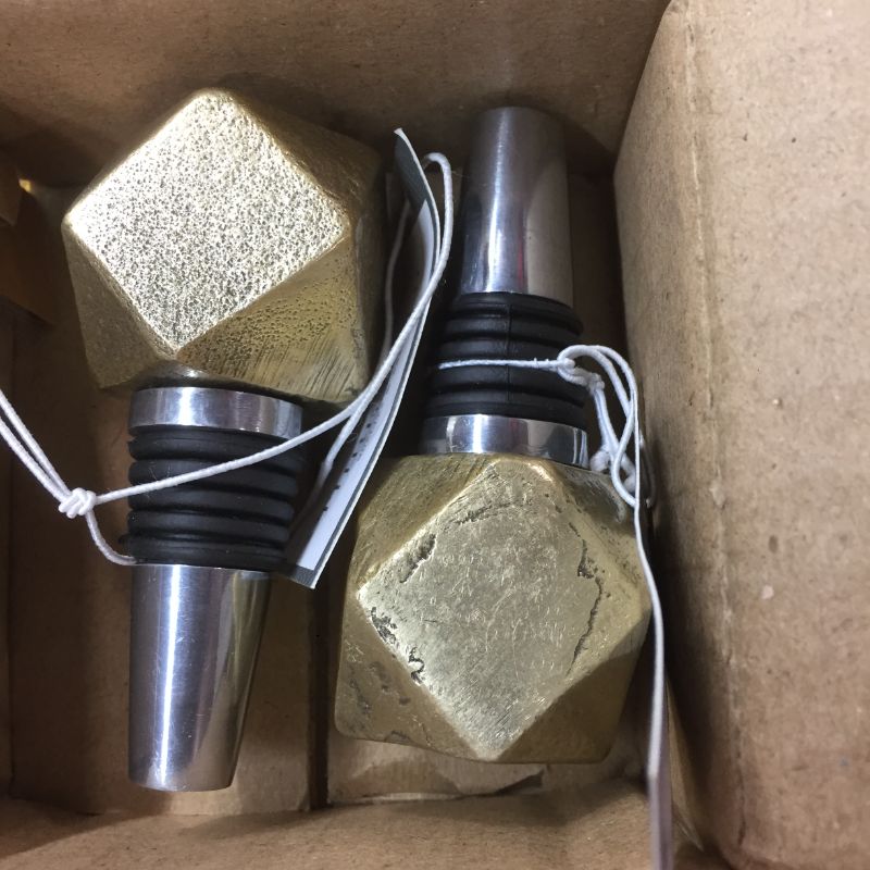 Photo 1 of Bottle Stopper Aluminum/Gold - Threshold?
2 PCS