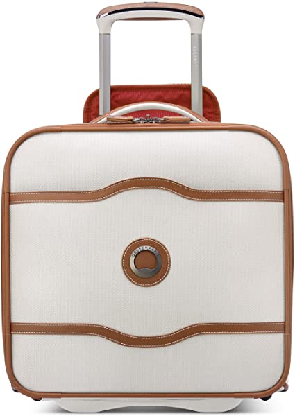 Photo 1 of DELSEY Paris Chatelet 2.0 Softside Luggage Under-Seater with 2 Wheels, Angora, Carry-on 16 Inch
