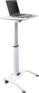 Photo 1 of Pneumatic Adjustable-Height Lectern (White)
