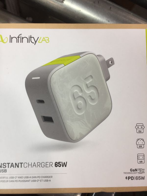 Photo 2 of infinity lab instant charge 65w 2 usb