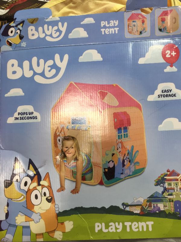 Photo 2 of Bluey - Pop 'N' Fun Play Tent - Pops Up in Seconds and Easy Storage, Multicolor
