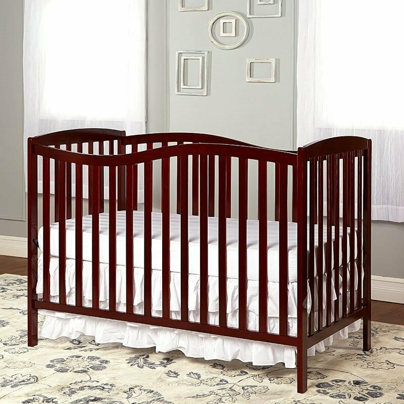 Photo 1 of Dream On Me Chelsea 5-in-1 Convertible Crib in Cherry
