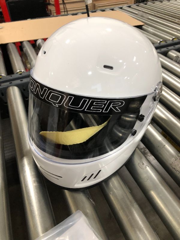 Photo 2 of  Conquer Snell SA2020 Full Face Auto Racing Helmet