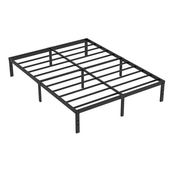 Photo 1 of Best Price Mattress 14 Inch Metal Platform Beds W/Heavy Duty Steel Slat Mattress Foundation Black Full Frame