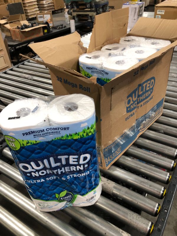 Photo 2 of  Quilted Northern  Ultra Soft & Strong Toilet Paper, 8 Mega Rolls, 32 rolls 
