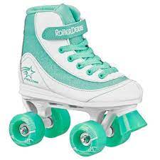 Photo 1 of Roller Derby FireStar Youth Kids' Roller Skate - White/Mint--- size j13

