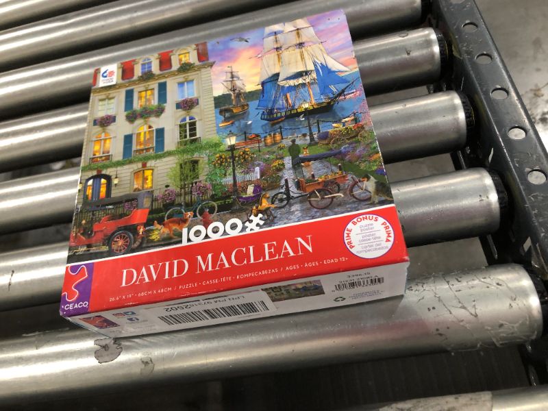 Photo 2 of Ceaco David Maclean: Three Tall Ships Jigsaw Puzzle - 1000pc

