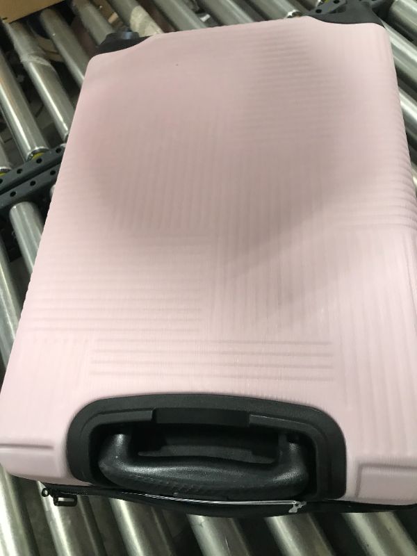 Photo 3 of American Tourister Stratum XLT Expandable Hardside Luggage with Spinner Wheels, Pink Blush, Carry-On 21-Inch
