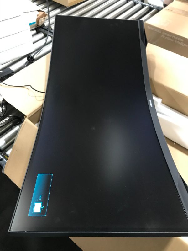Photo 1 of SAMSUNG 34-Inch Odyssey G5 Ultra-Wide Gaming Monitor with 1000R Curved Screen, 165Hz, 1ms, FreeSync Premium, WQHD (LC34G55TWWNXZA, 2020 Model), Black
