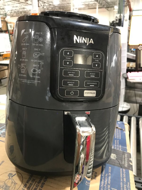 Photo 3 of Ninja AF101 Air Fryer, 4 Qt, Black/gray
