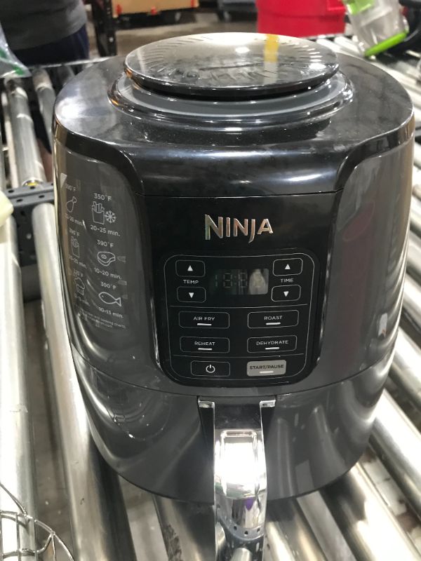 Photo 5 of Ninja AF101 Air Fryer, 4 Qt, Black/gray
