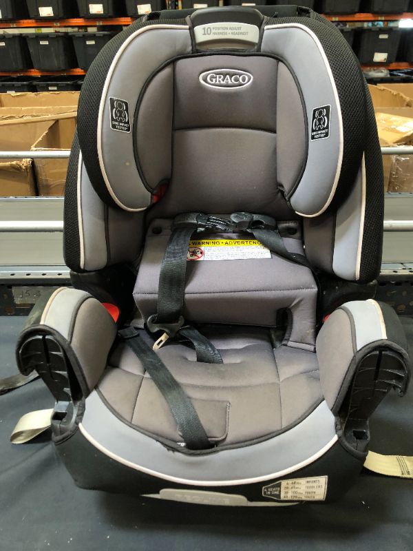 Photo 2 of Graco SlimFit3 LX 3 in 1 Car Seat | Space Saving Car Seat Fits 3 Across in Your Back Seat, Kunningham
