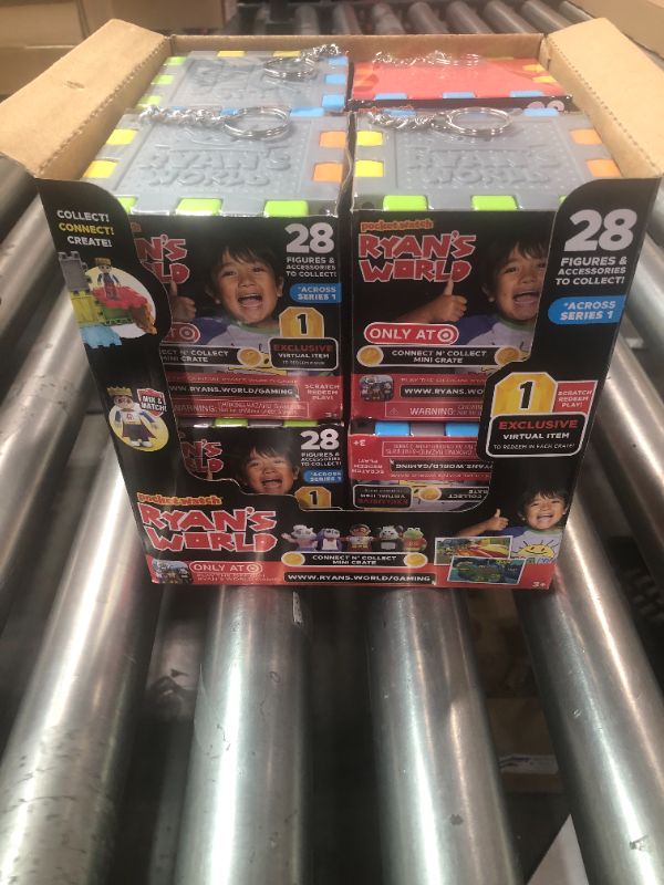 Photo 2 of Ryan's World Connect N' Collect Mini Crate Mystery Surprise (8 PACK)