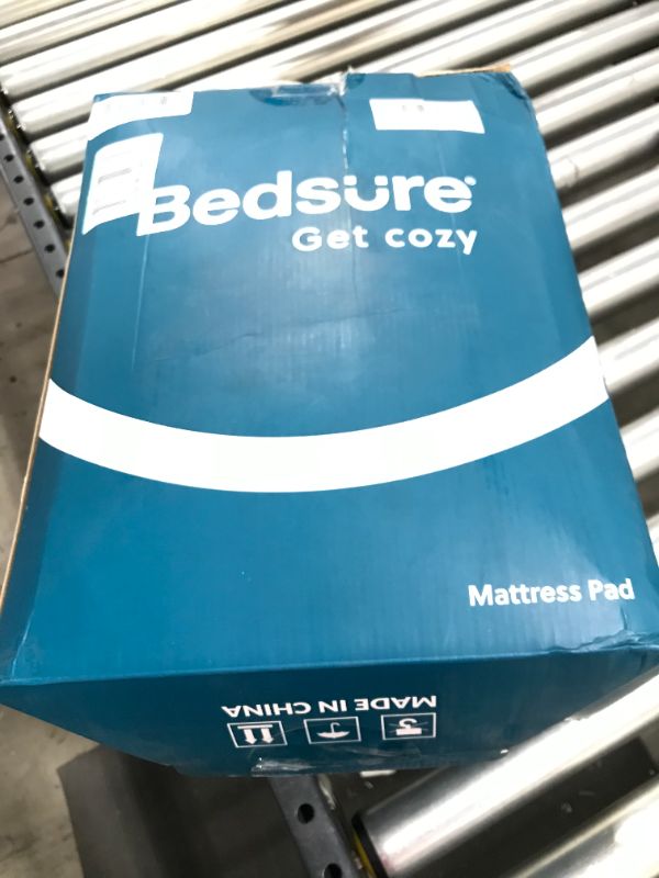 Photo 1 of `Bedsure Twin Mattress Topper - Cotton Mattress Pad Pillow Top Cooling Quilted Mattress Cover with Deep Pocket, Single Padded PillowTop with Fluffy Down Alternative Fill
