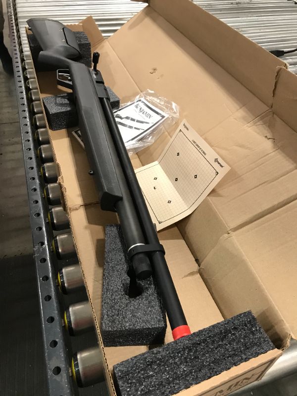 Photo 3 of Benjamin Marauder BP2264S Synthetic Stock PCP-Powered .22-Caliber Pellet Multi-Shot Bolt-Action Hunting Air Rifle , Black
~~BENT BARREL~~