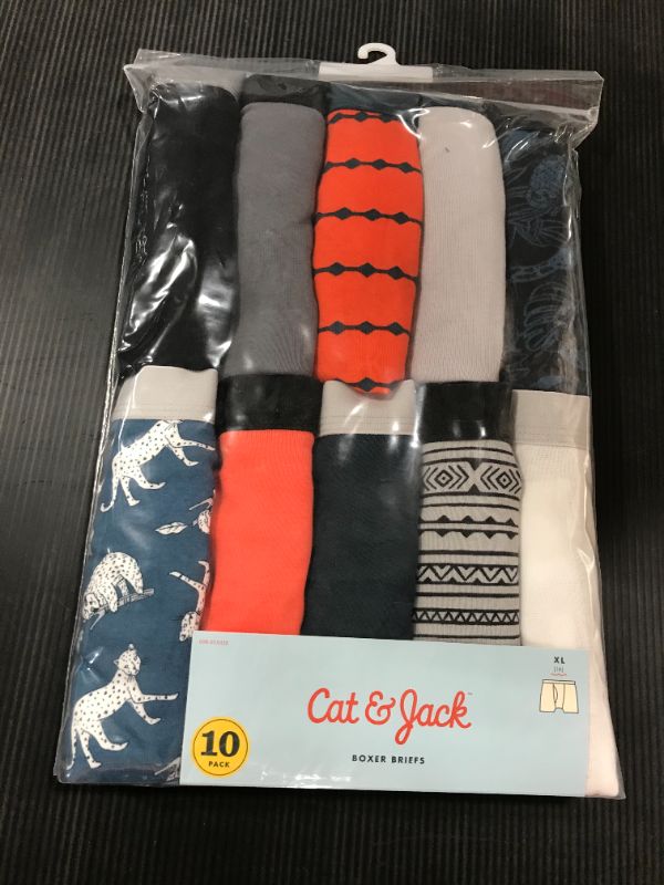Photo 1 of Boys' 10pk Boxer Briefs - Cat & Jack XL