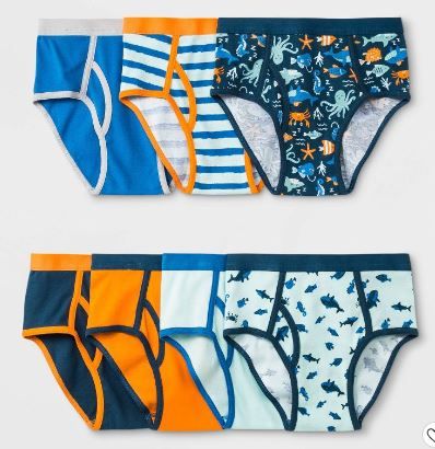 Photo 1 of Boys' 7pk Briefs - Cat & Jack™ 
SIZE : XL 
Colors May Vary