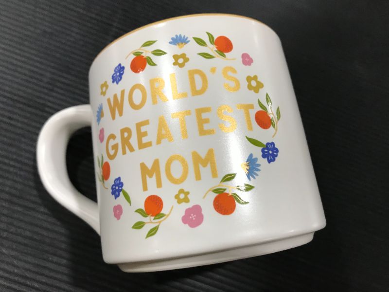 Photo 2 of 16oz Stoneware World's Greatest Mom Mug - Parker Lane
2PACK