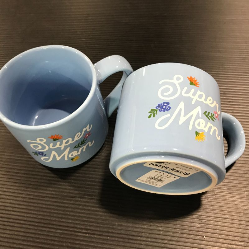 Photo 2 of 16oz Stoneware Super Mama Mug - Parker Lane
2 PACK