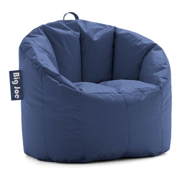 Photo 1 of Big Joe Milano Bean Bag Chair, Blue
