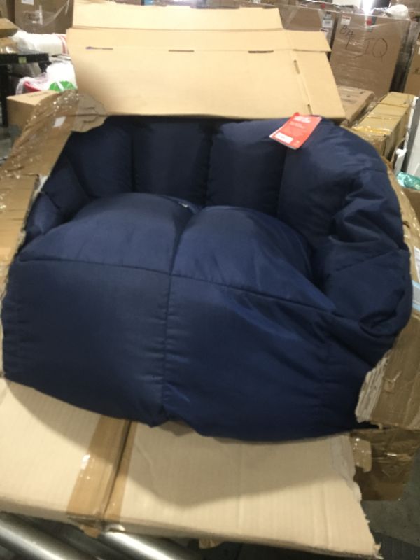 Photo 2 of Big Joe Milano Bean Bag Chair, Blue
