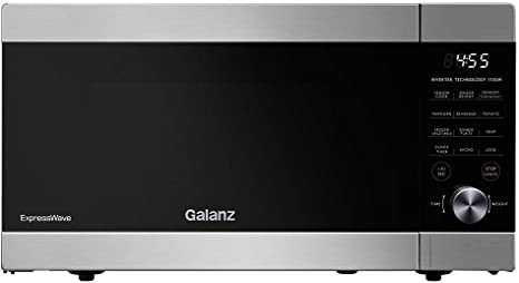 Photo 1 of Galanz Microwave Oven ExpressWave with Patented Inverter Technology, Sensor Cook & Sensor Reheat, 10 Variable Power Levels, Express Cooking Knob, 1100W 1.3 Cu Ft Stainless Steel GEWWD13S1SV11
