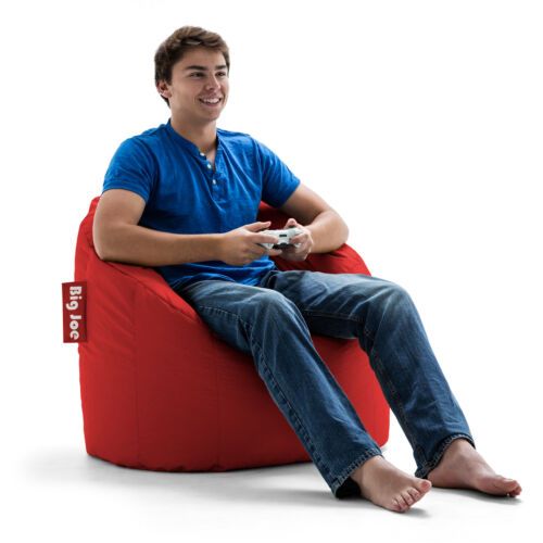 Photo 1 of Bean Bag Chair Lounge Dorm Seat Kids Teens Game Lightweight Stain-Resistant Red
