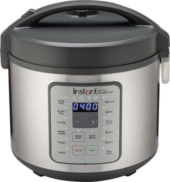 Photo 1 of Instant - Zest Plus 20 cup Rice and Grain Cooker - Stainless Steel/Silver
