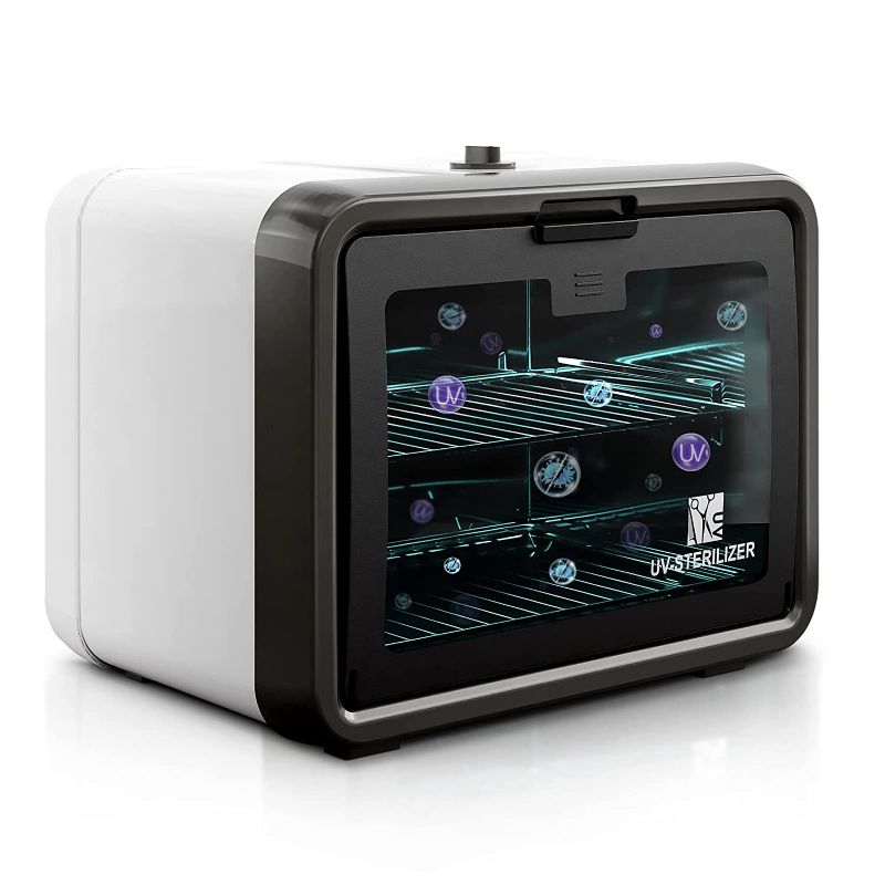 Photo 1 of UV Sanitizer Box, 10L UV Light Sterilizer Kills 99.9% of Bacteria & Viruses in 10 Minutes for Baby Bottle, Toys, Jewelry, Mobile phones, UV Sterilizer Cabinet for Salon, Spa, Office and At Home Use
