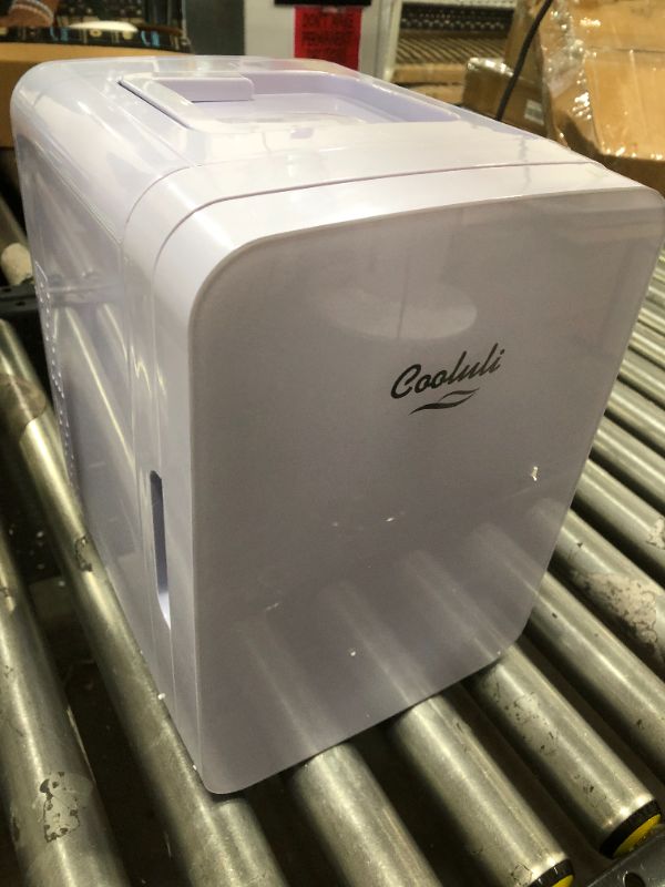 Photo 2 of Cooluli - Infinity 0.4 Cu. Ft. Mini Fridge, PURPLE