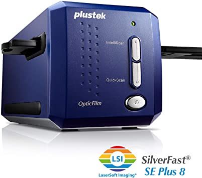 Photo 1 of Plustek OpticFilm 8100-35mm Negative Film/Slide Scanner with 7200 DPI and 48-bit Output. Bundle Silverfast SE Plus 8.8, Support Mac and Windows