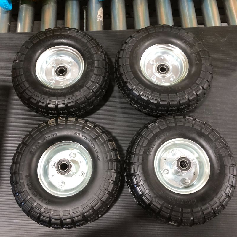 Photo 1 of 4pk Solid Replacement Tires