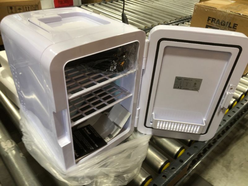 Photo 1 of Cooluli - Infinity 0.4 Cu. Ft. Mini Fridge - White
