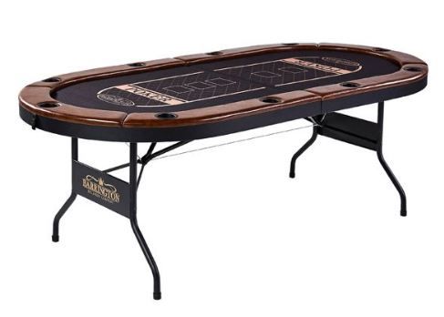 Photo 1 of Barrington Premium Texas Hold'em 10 Player Poker Table

